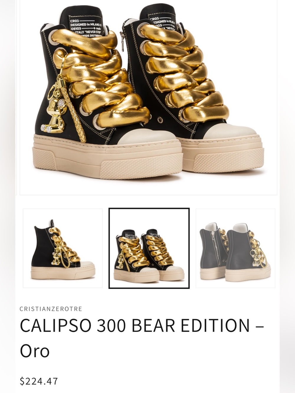 ✨ CRISTIANZEROTRE✨
CALIPSO 300 BEAR EDITION